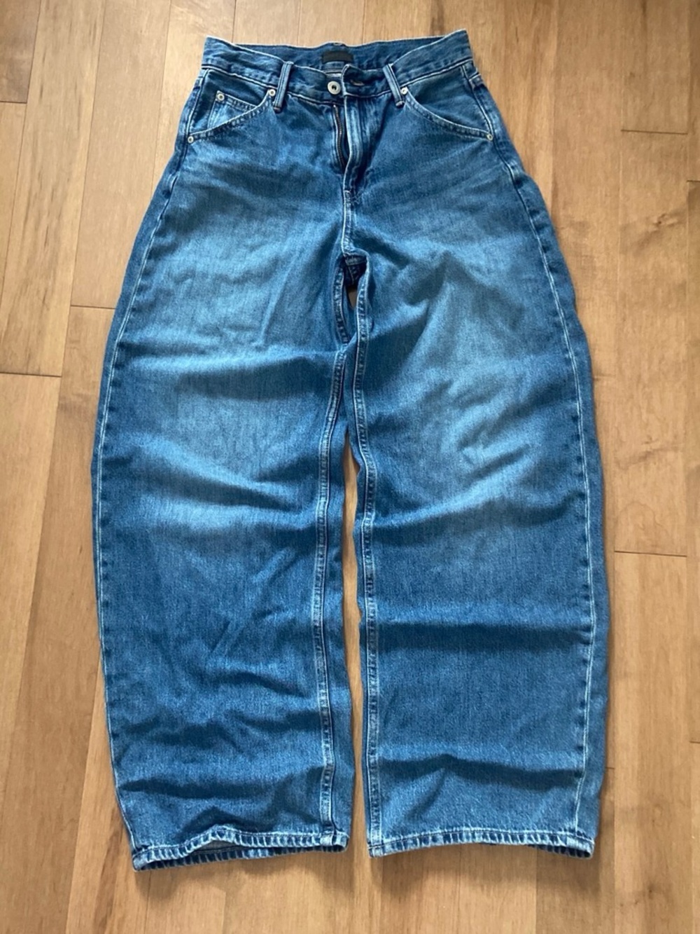 Uniqlo barrel jeans